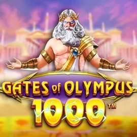 Gates of Olympus 1000 online game logo by Pragmatic Play on windetta-casino.org