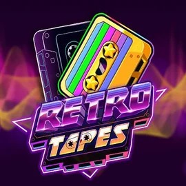 Retro Tapes slot logo by Push Gaming at Windetta Casino